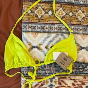 Toast Swim Tie Tri top in Kiwi